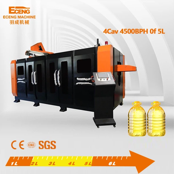 4 Cavity Fully Automatic Pet Blow Molding Machine